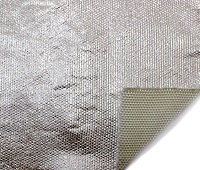 Aluminised heat resistant cloth